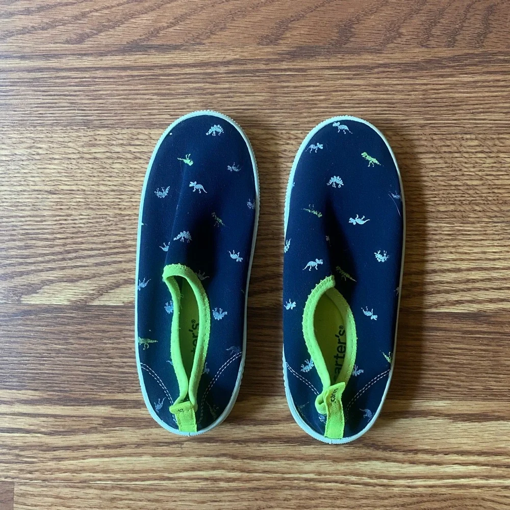 Carters Dinosaur Slip On Water Shoes Size 2